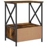 Bedside Tables 2 pcs Smoked Oak 50x41x65 cm Engineered Wood - Extra Image