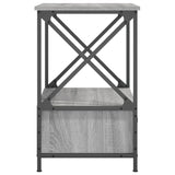 Bedside Tables 2 pcs Grey Sonoma 50x41x65 cm Engineered Wood - Low Angle