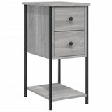 Bedside Cabinets 2 pcs Grey Sonoma 32x42x70 cm Engineered Wood