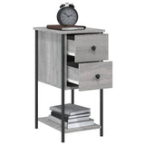 Bedside Cabinets 2 pcs Grey Sonoma 32x42x70 cm Engineered Wood - 45-Degree Angle