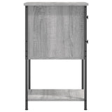Bedside Cabinets 2 pcs Grey Sonoma 32x42x70 cm Engineered Wood