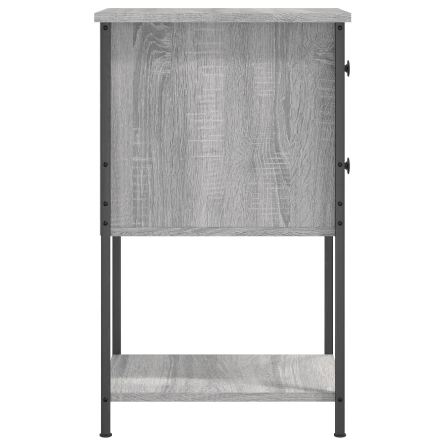 Bedside Cabinets 2 pcs Grey Sonoma 32x42x70 cm Engineered Wood