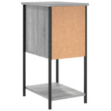 Bedside Cabinets 2 pcs Grey Sonoma 32x42x70 cm Engineered Wood - Extra Image