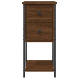 Bedside Cabinet Brown Oak 32x42x70 cm Engineered Wood