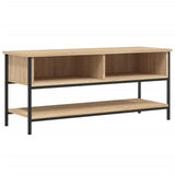 TV Cabinet Sonoma Oak 100x35x45 cm Engineered Wood - Front View