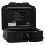 Safe Box Black 38x32.5x16.5 cm - Front View