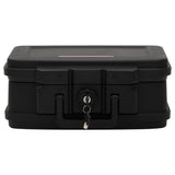 Safe Box Black 38x32.5x16.5 cm