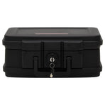 Safe Box Black 38x32.5x16.5 cm