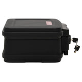 Safe Box Black 38x32.5x16.5 cm - Rear View