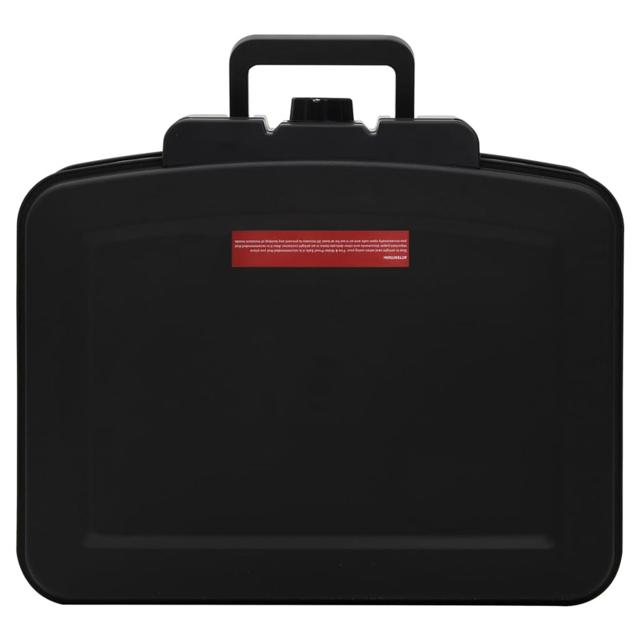 Safe Box Black 44x37x16.5 cm