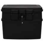 Safe Box Black 44x37x34 cm