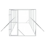Outdoor Dog Kennel Silver 2x10x2 m Galvanised Steel