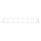 Outdoor Dog Kennel Silver 6x14x2 m Galvanised Steel