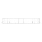 Outdoor Dog Kennel Silver 6x14x2 m Galvanised Steel