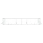 Outdoor Dog Kennel Silver 8x12x2 m Galvanised Steel