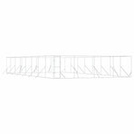 Outdoor Dog Kennel Silver 8x16x2 m Galvanised Steel