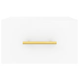 Wall-mounted Bedside Cabinet White 35x35x20 cm