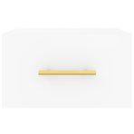 Wall-mounted Bedside Cabinet White 35x35x20 cm