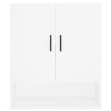 Wall Cabinet White 60x31x70 cm Engineered Wood - 45-Degree Angle