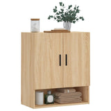 Wall Cabinet Sonoma Oak 60x31x70 cm Engineered Wood - Side View