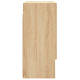 Wall Cabinet Sonoma Oak 60x31x70 cm Engineered Wood - Close-Up Angle
