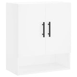 Wall Cabinet White 60x31x70 cm Engineered Wood - Front View