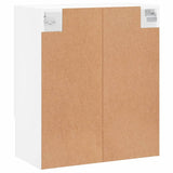 Wall Cabinet White 60x31x70 cm Engineered Wood - Low Angle