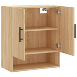 Wall Cabinet Sonoma Oak 60x31x70 cm Engineered Wood - Rear View