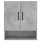 Wall Cabinet Concrete Grey 60x31x70 cm Engineered Wood - 45-Degree Angle