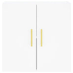 Wall Cabinet White 60x31x60 cm Engineered Wood