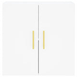 Wall Cabinet White 60x31x60 cm Engineered Wood - 45-Degree Angle
