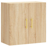 Wall Cabinet Sonoma Oak 60x31x60 cm Engineered Wood - Front View