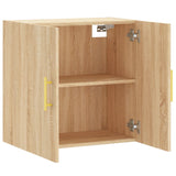 Wall Cabinet Sonoma Oak 60x31x60 cm Engineered Wood - Rear View