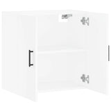 Wall Cabinet White 60x31x60 cm Engineered Wood - Rear View
