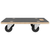 Transport Trolleys 2 pcs Rectangular 60x40x11.5 cm 250 kg - Top-Down View