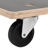 Transport Trolleys 2 pcs Rectangular 80x55x11.5 cm 250 kg - Close-Up Angle