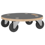Transport Trolleys 2 pcs Round ?8x11.5 cm 250 kg