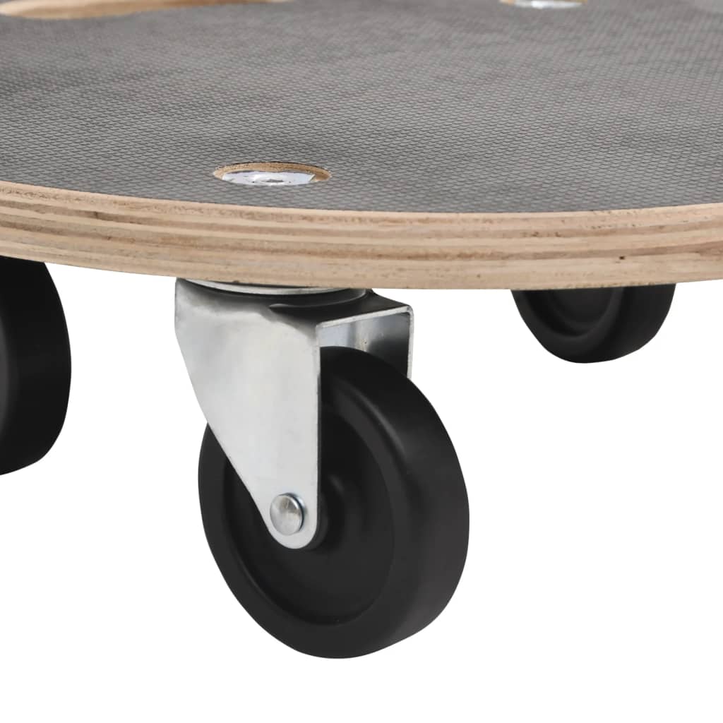 Transport Trolleys 2 pcs Round ?8x11.5 cm 250 kg