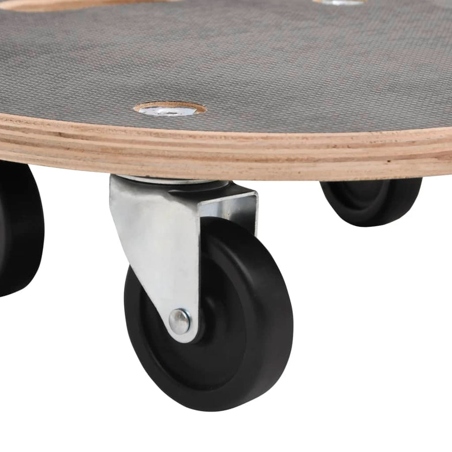 Transport Trolleys 2 pcs Round ?8x11.5 cm 250 kg