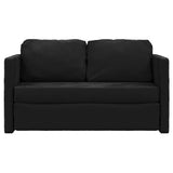 Floor Sofa Bed 2-in-1 Black 122x204x55 cm Velvet - 45-Degree Angle