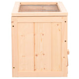 Hamster Cage 60x30x35 cm Solid Wood Fir - 45-Degree Angle