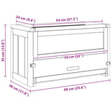 Hamster Cage 60x30x35 cm Solid Wood Fir