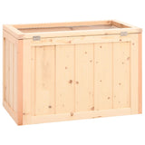 Hamster Cage 60x35.5x42 cm Solid Wood Fir - Rear View