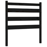 Bed Frame without Mattress Black 90x190 cm Solid Wood Pine