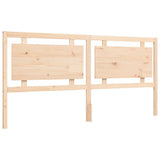 Bed Frame without Mattress 183x203 cm King Solid Wood Pine - Low Angle