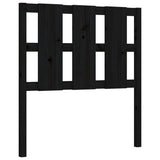 Bed Frame without Mattress Black 90x190 cm Solid Wood Pine - Low Angle