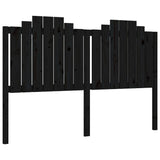 Bed Frame without Mattress Black 150x200 cm Solid Wood Pine - Low Angle