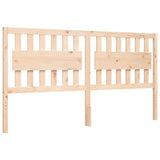 Bed Frame without Mattress 183x203 cm King Solid Wood Pine - Low Angle