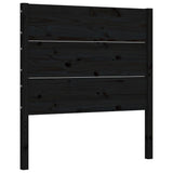 Bed Frame without Mattress Black 90x190 cm Solid Wood Pine - Low Angle