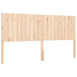 Bed Frame without Mattress 183x203 cm King Solid Wood Pine - Low Angle